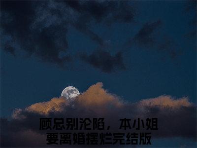 盛诗音顾景琛抖音顾总别沦陷，本小姐要离婚摆烂小说阅读完结版-小说顾总别沦陷，本小姐要离婚摆烂全文免费阅读