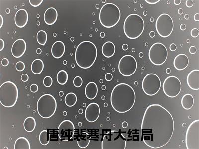 唐纯裴寒舟全文小说-唐纯裴寒舟小说最新章节免费阅读