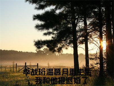 重生后，我和他提退婚了（季战珩温慕月）小说全文免费阅读正版无弹窗_（季战珩温慕月）免费阅读无弹窗最新章节列表