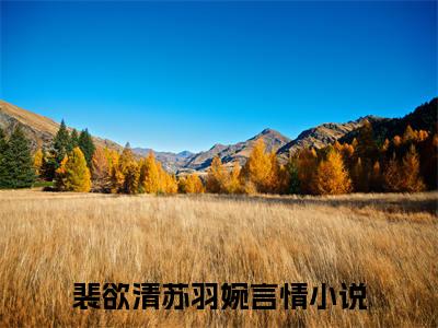 【新书】裴欲清苏羽婉全文全章节免费阅读-裴欲清苏羽婉小说免费阅读无弹窗最新章节列表
