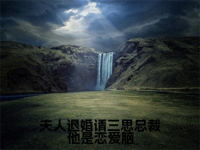 夫人退婚请三思总裁他是恋爱脑全文免费阅读无弹窗大结局-程清扬秦逸全文在线阅读
