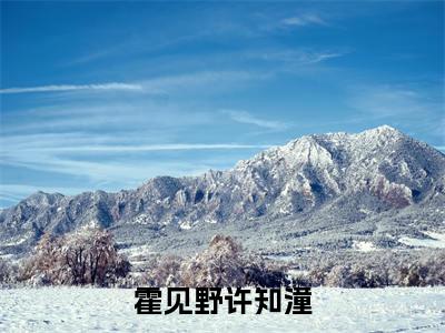 许知潼霍见野（霍见野许知潼）全文免费阅读无弹窗大结局_霍见野许知潼完整版小说阅读（许知潼霍见野）