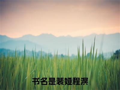 （完整版）裴娅程溟（裴娅程溟）小说推荐-裴娅程溟热文小说免费阅读全文