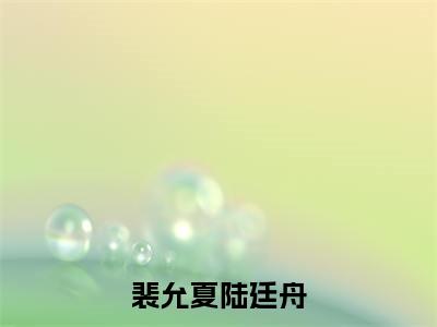 裴允夏陆廷舟（裴允夏陆廷舟）全文免费阅读无弹窗大结局_裴允夏陆廷舟全文在线阅读