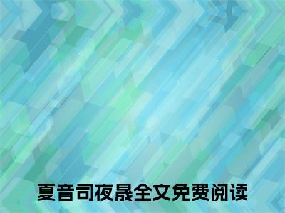 夏音司夜晟小说小说全文免费阅读（夏音司夜晟）全文免费夏音司夜晟读无弹窗大结局