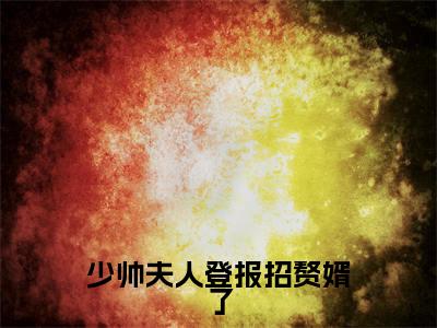 （少帅夫人登报招赘婿了）阮穗安霍櫂小说小说全文免费阮穗安霍櫂读最新章节列表笔趣阁（少帅夫人登报招赘婿了）
